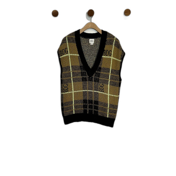 BDG Womens Sweater Vest Size XS Sleeveless Top V-neck Spring Fall Winter - Picture 1 of 16